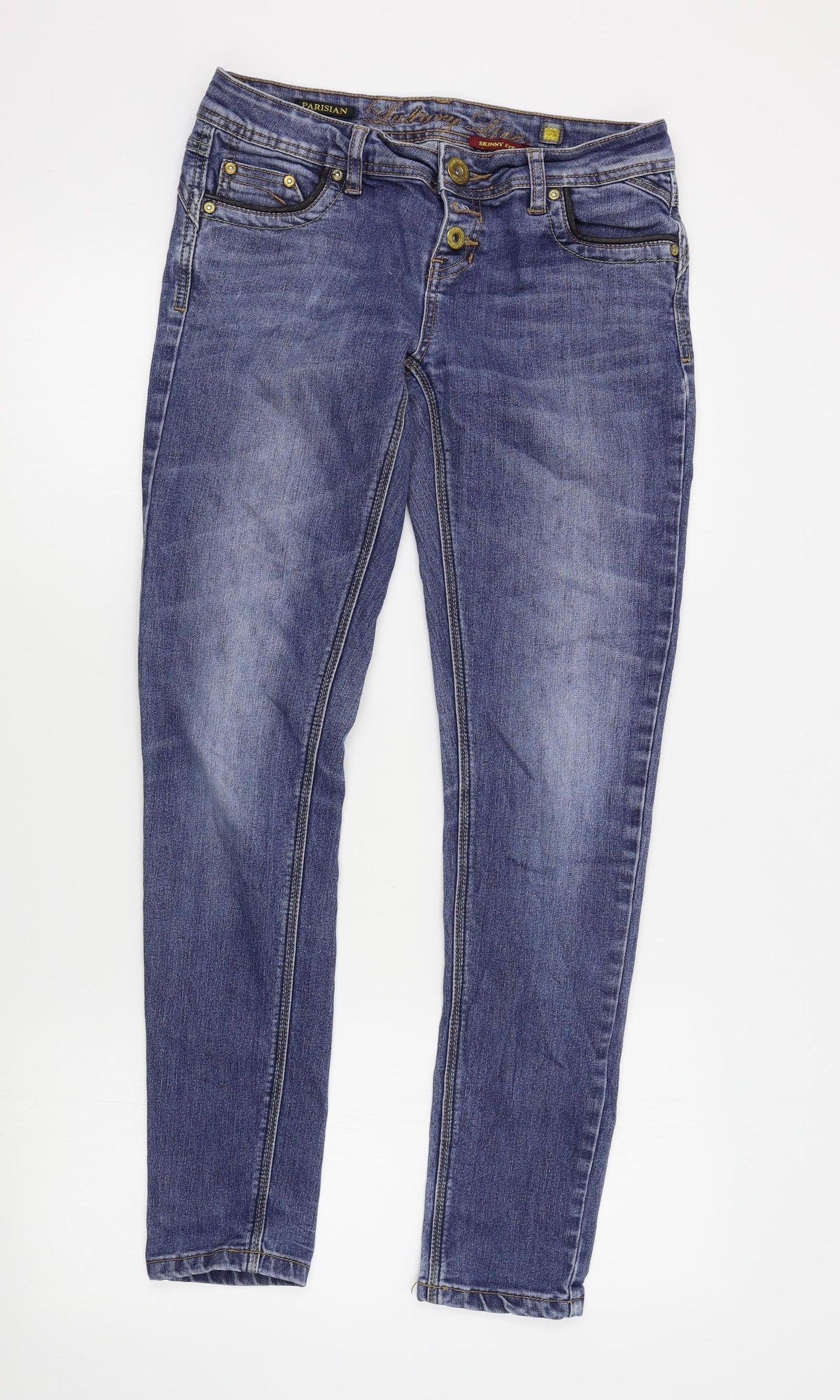 Parisian Womens Black   Skinny Jeans Size 10 L29 in