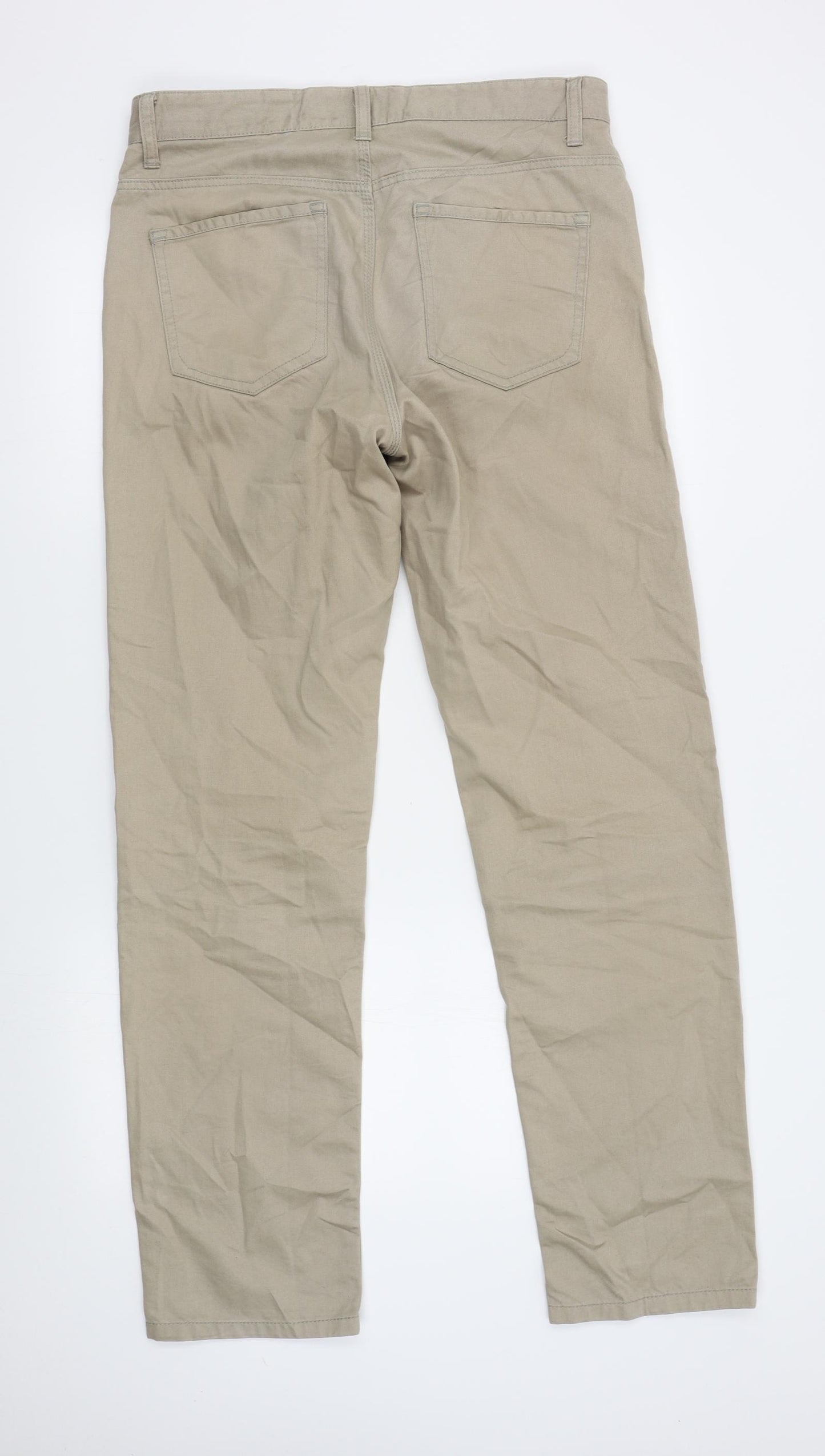 NEXT Mens Beige   Straight Jeans Size 32 L33 in