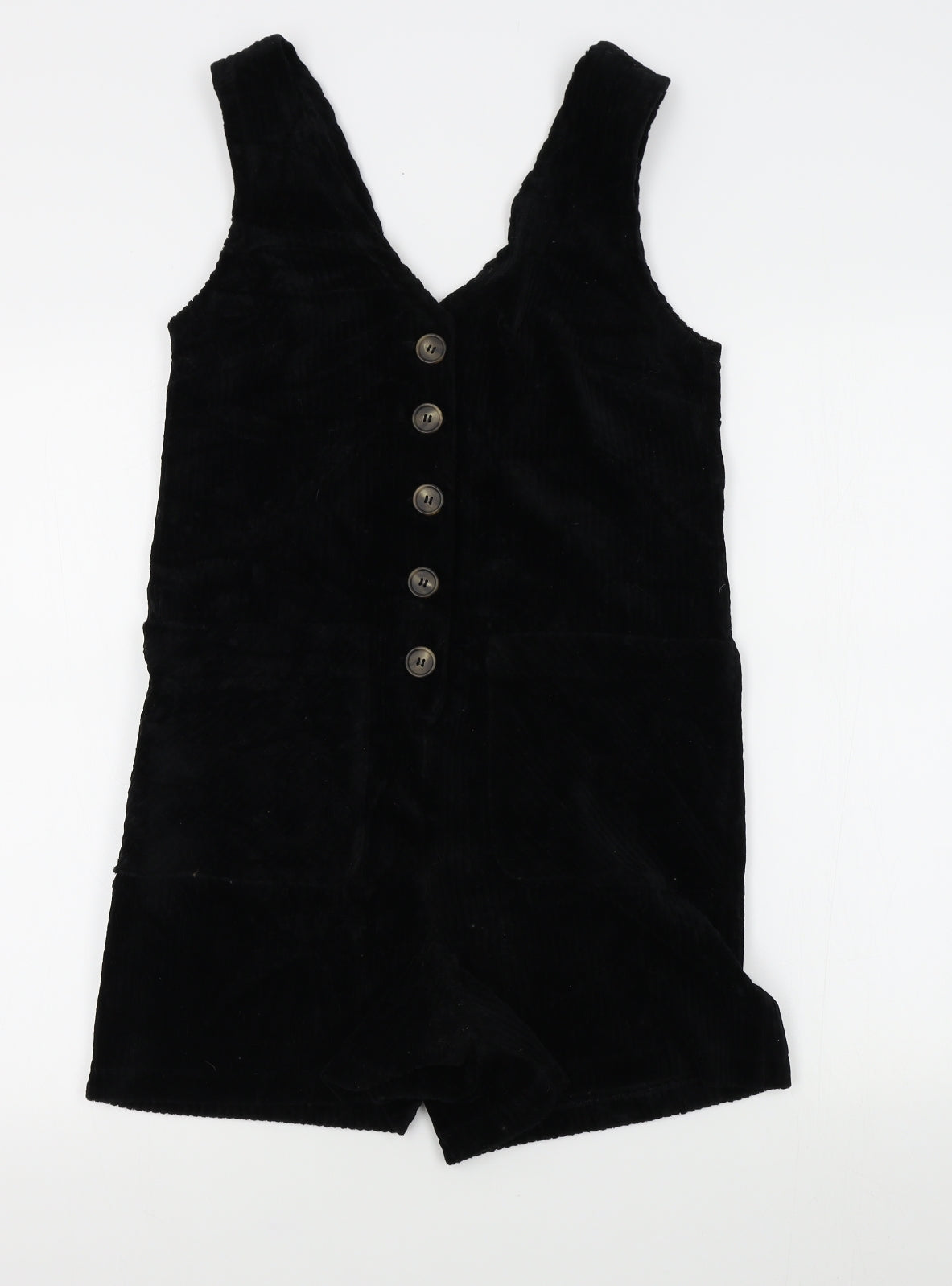 Topshop Womens Black   Dungaree One-Piece Size 8