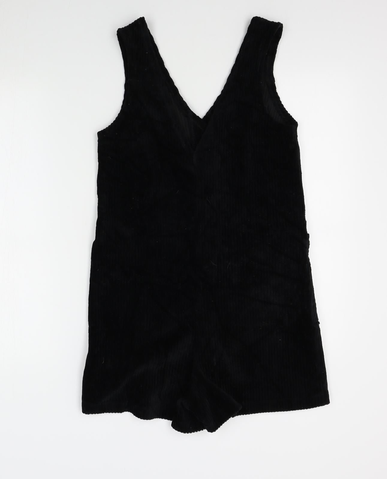 Topshop Womens Black   Dungaree One-Piece Size 8