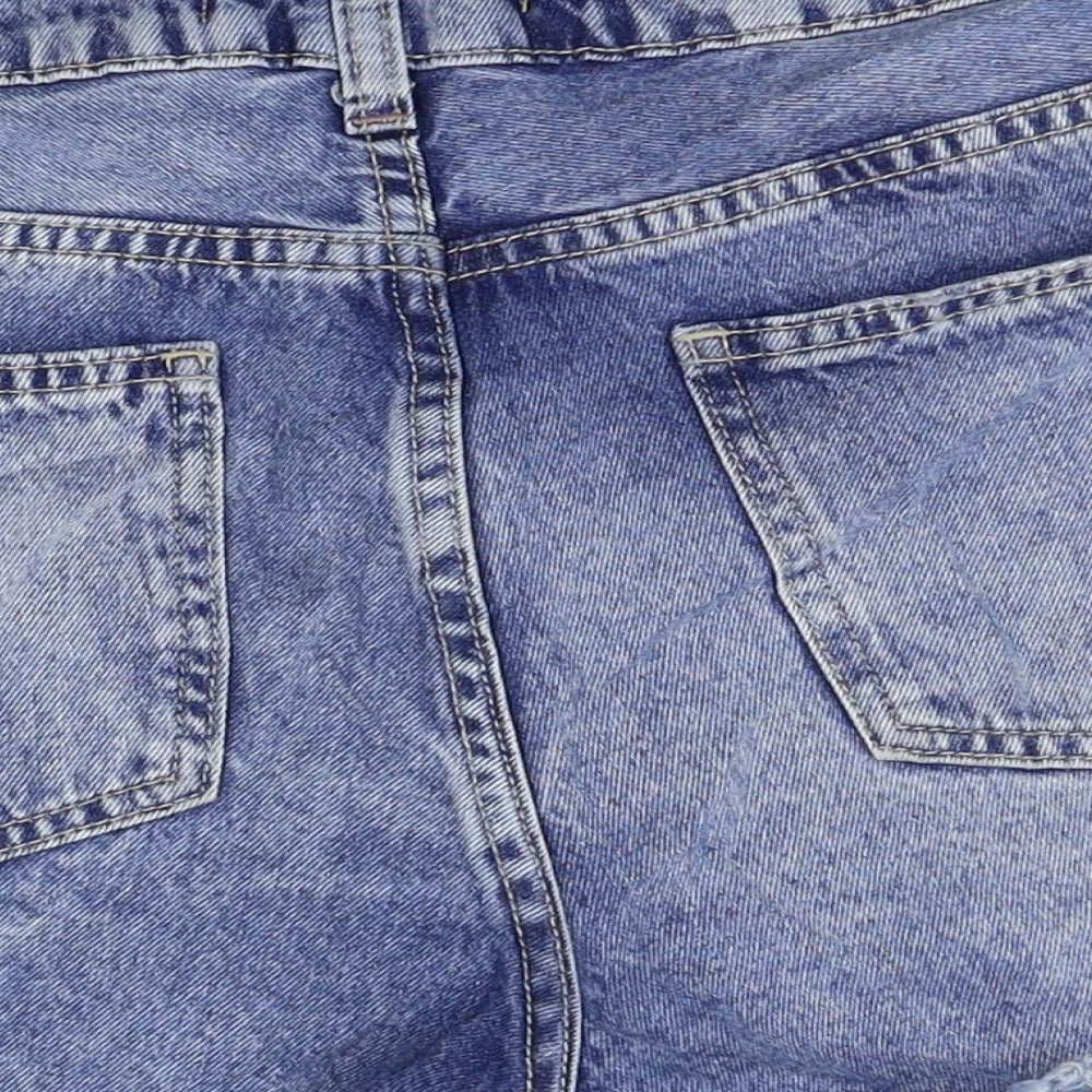 C&A Womens Blue   Boyfriend Shorts Size 8 - distressed
