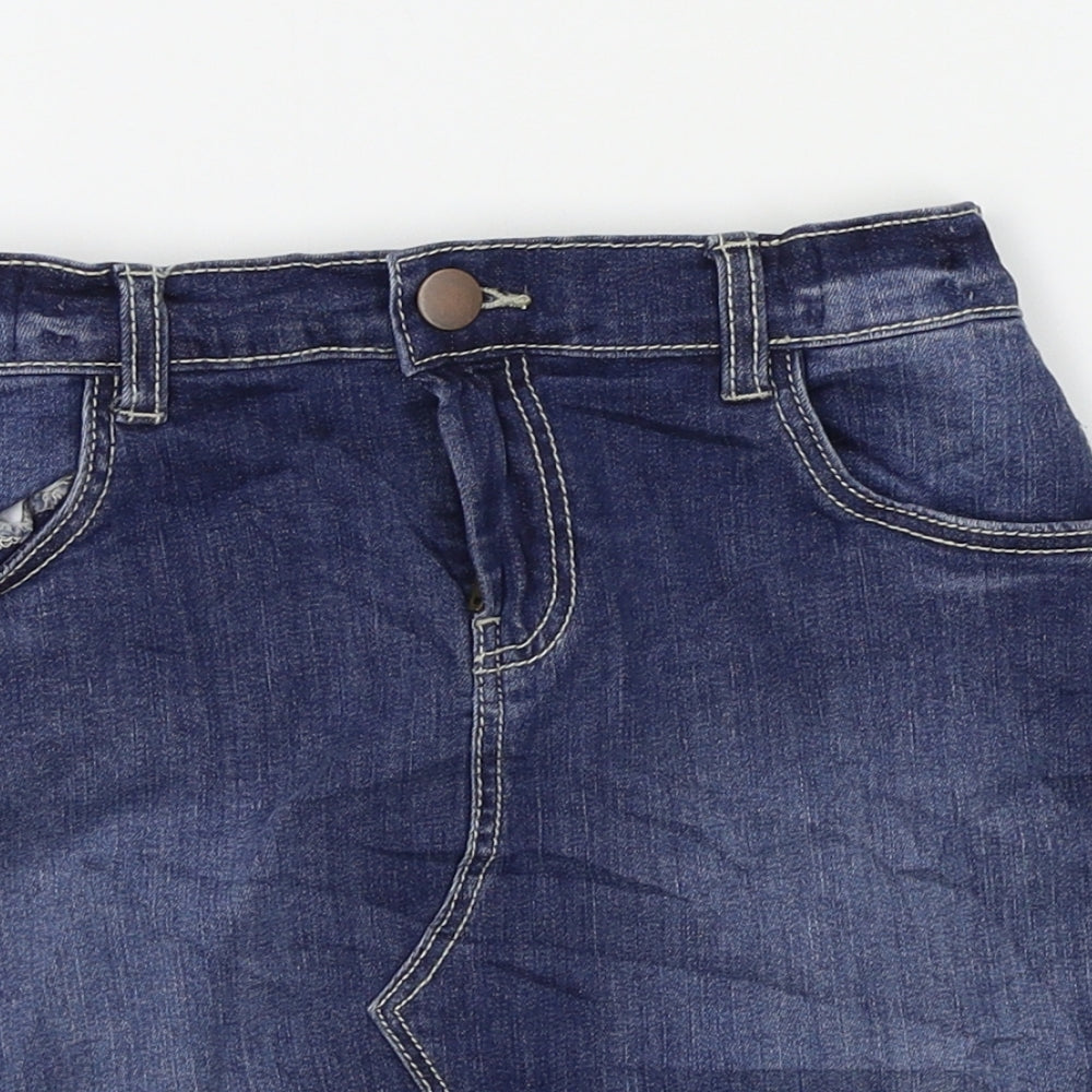 Nutmeg Girls Blue   A-Line Skirt Size 9-10 Years