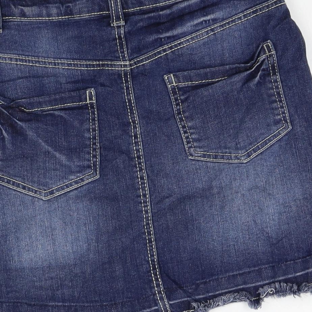 Nutmeg Girls Blue   A-Line Skirt Size 9-10 Years