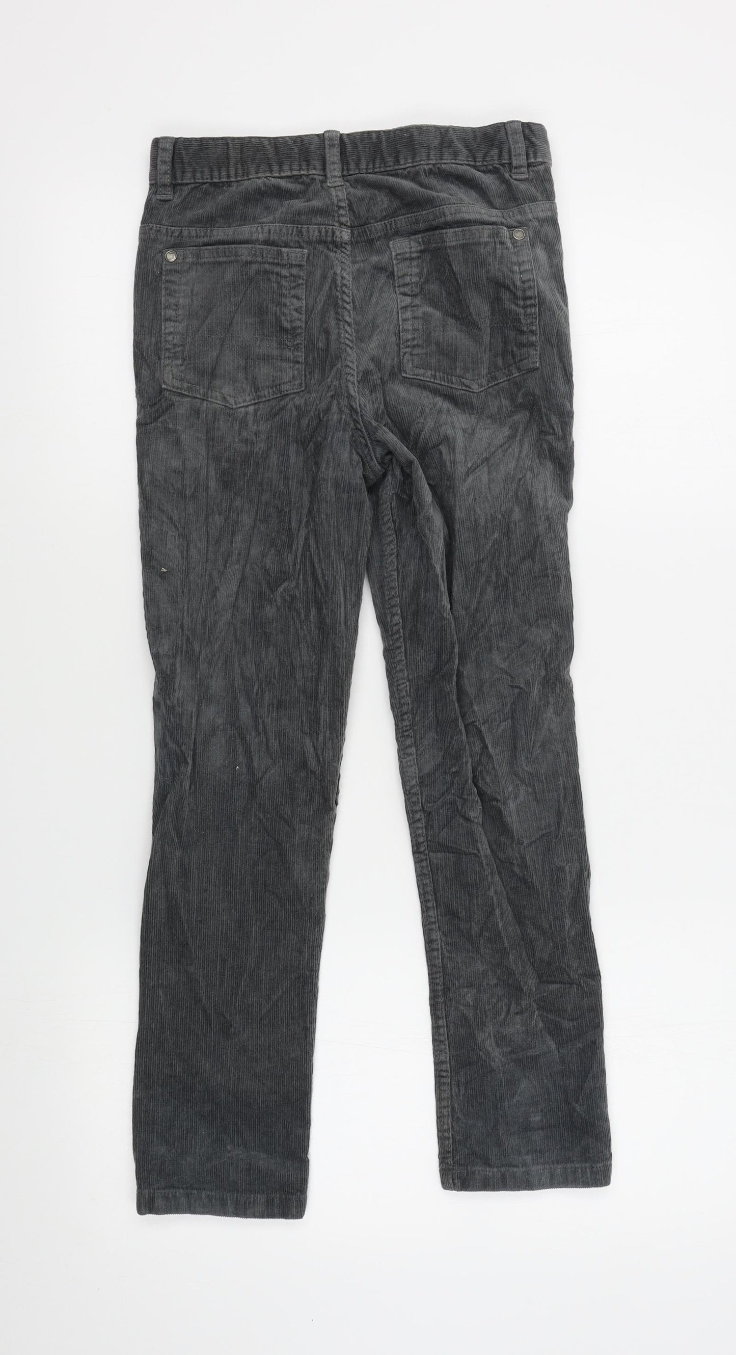 M&S Boys Grey  Corduroy Straight Jeans Size 10-11 Years