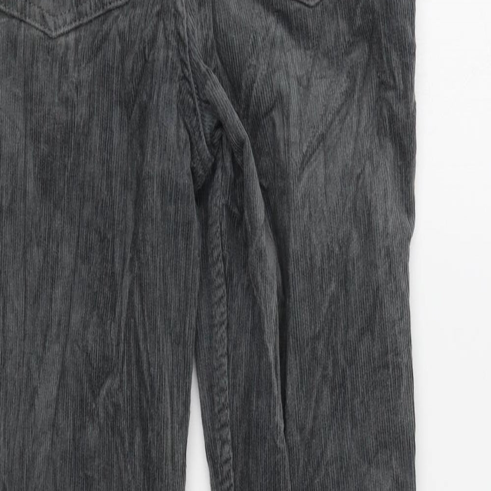 M&S Boys Grey  Corduroy Straight Jeans Size 10-11 Years