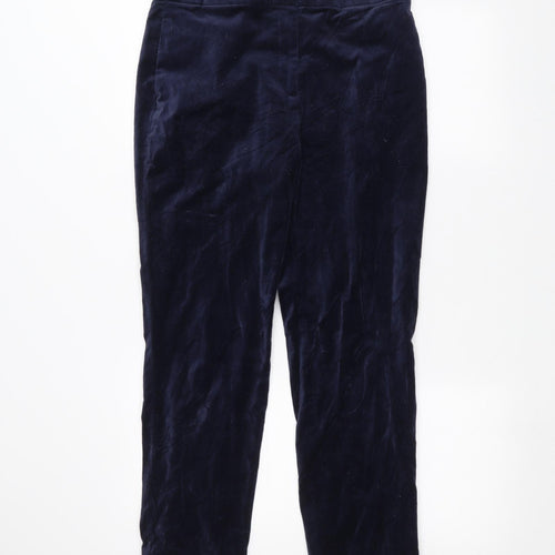 Marks and Spencer Womens Blue   Trousers  Size 12 L24 in