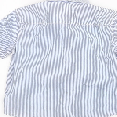 H&M Boys Blue Striped  Basic Button-Up Size 5-6 Years
