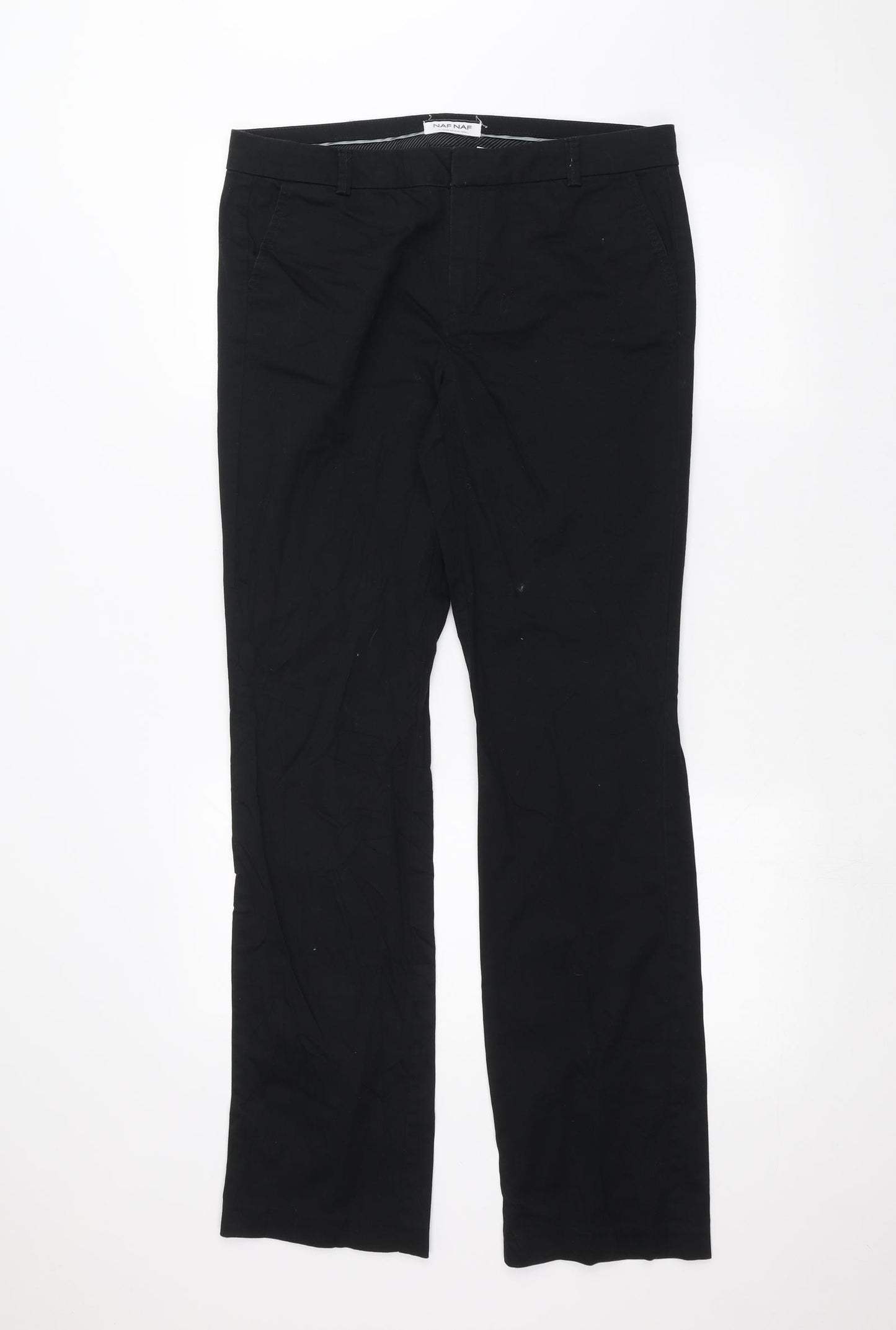 NAF NAF Womens Black   Straight Jeans Size 14 L29 in