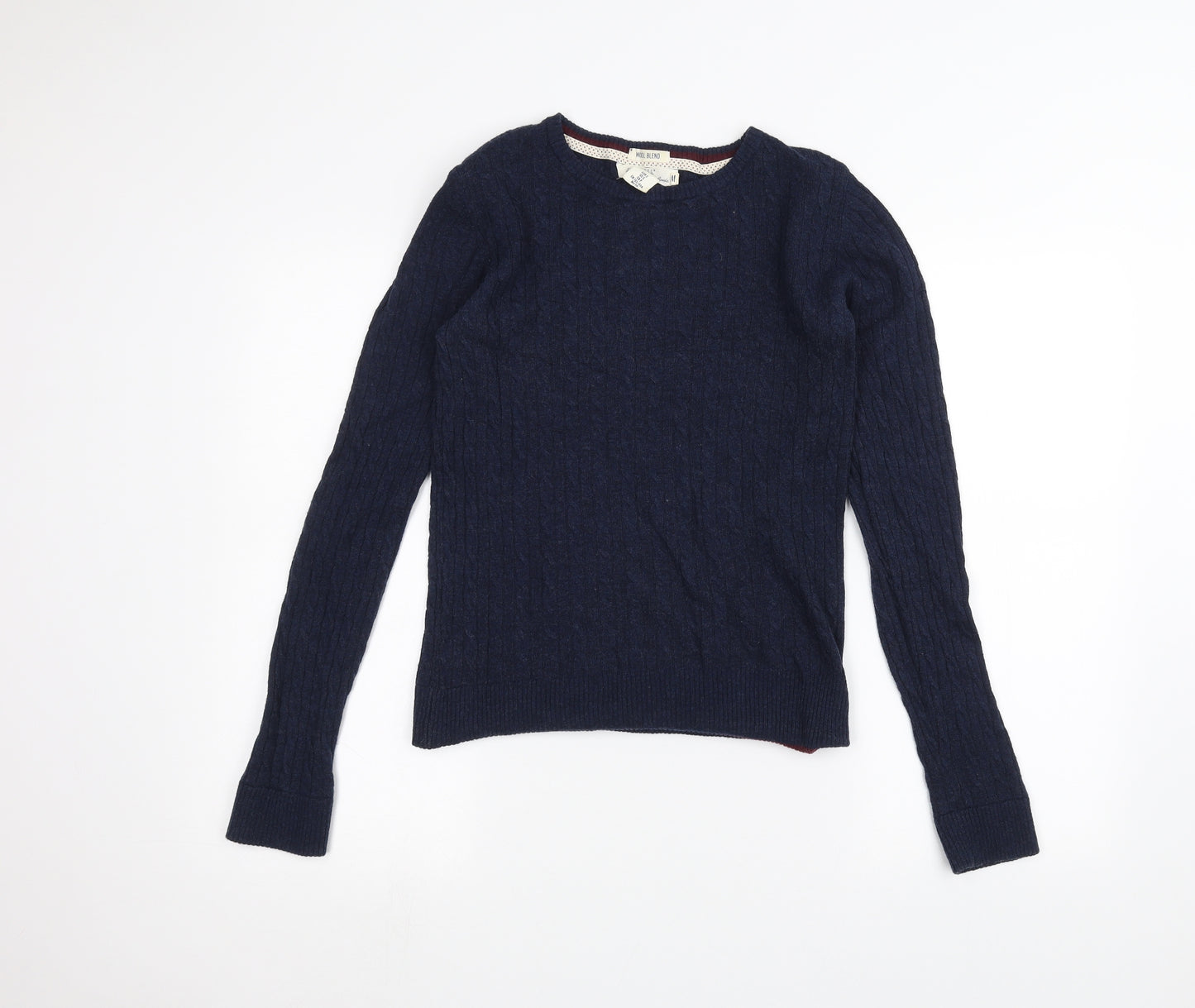H&M Mens Blue   Pullover Jumper Size S