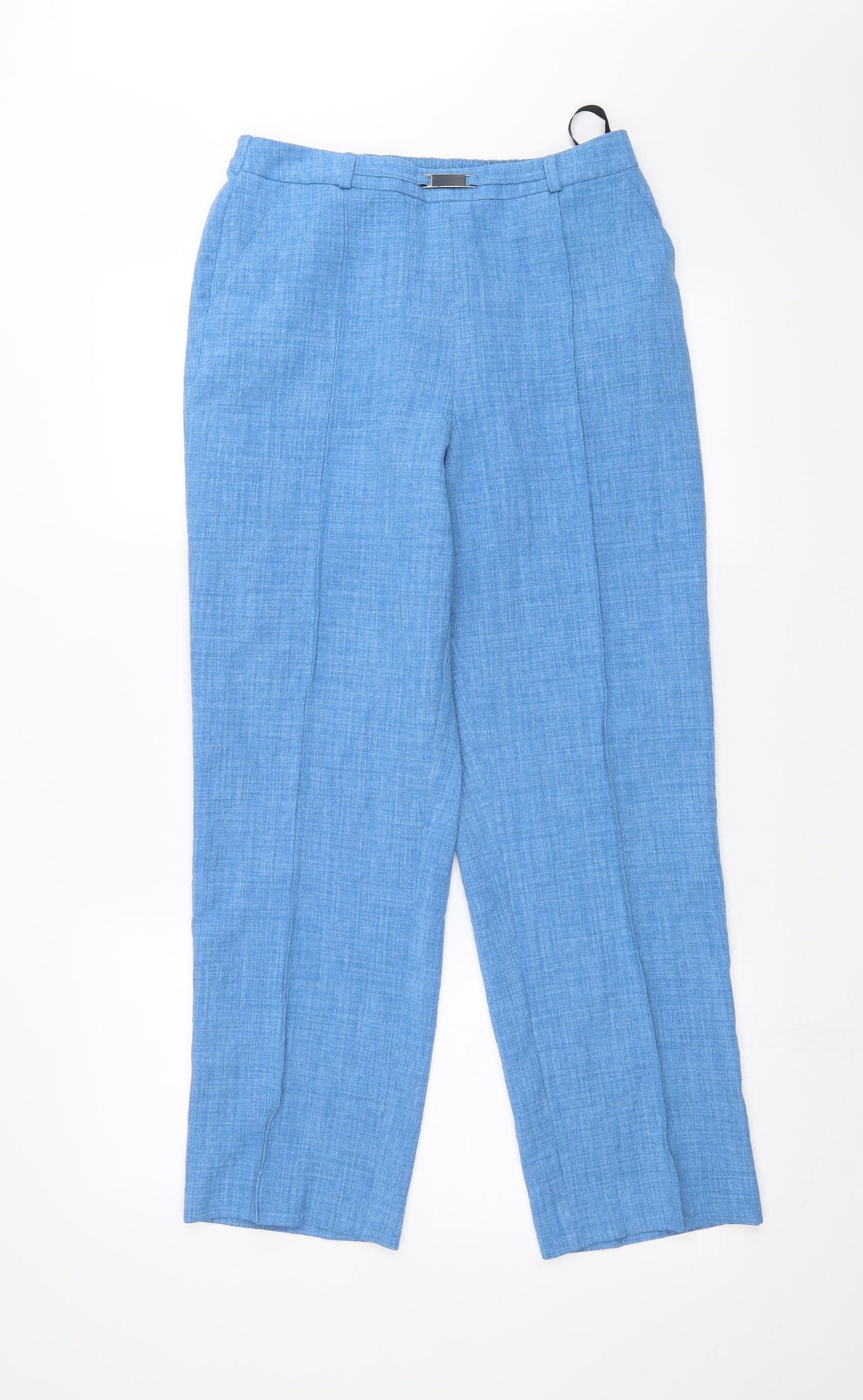 EWM Womens Blue   Trousers  Size 12 L25 in