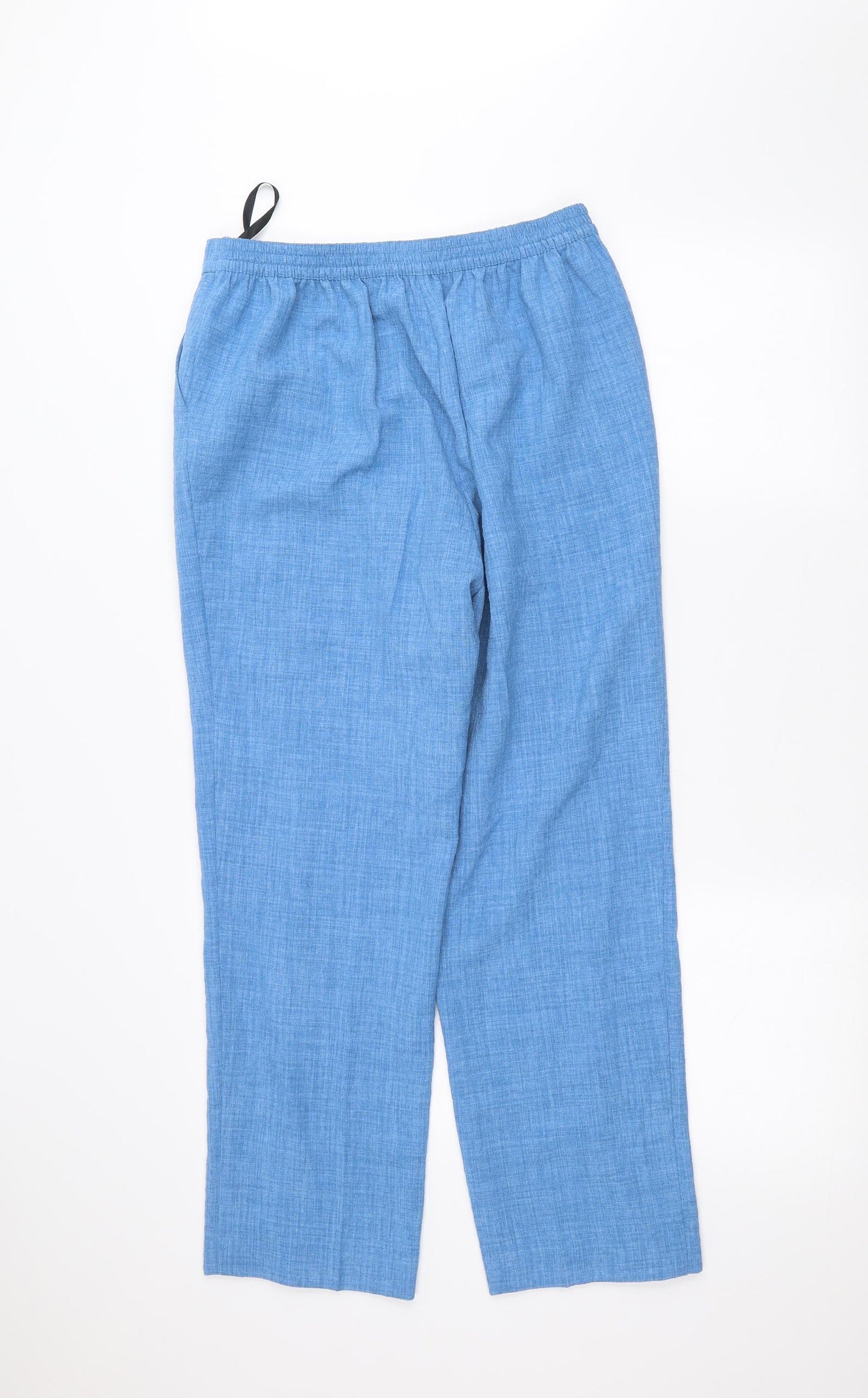 EWM Womens Blue   Trousers  Size 12 L25 in
