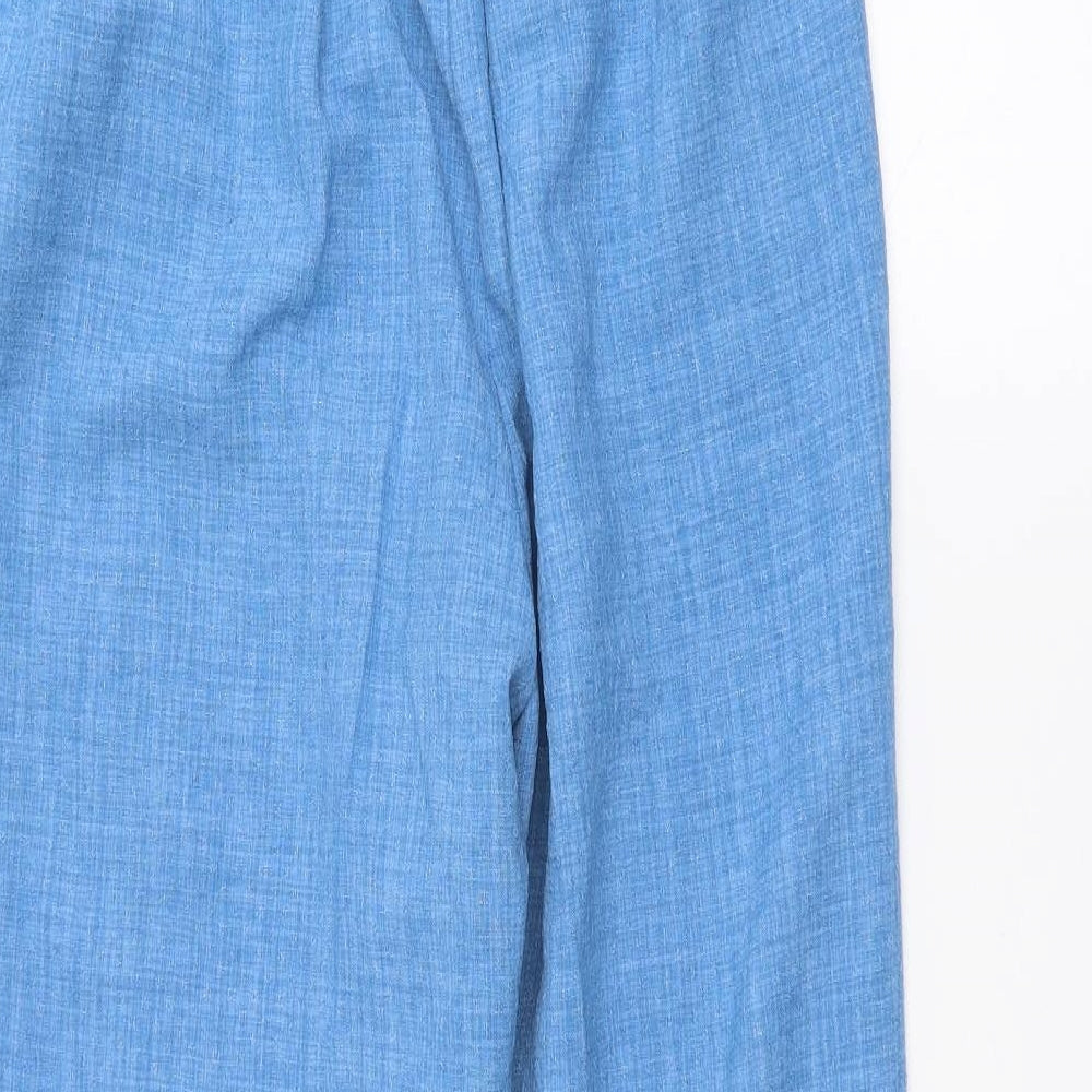 EWM Womens Blue   Trousers  Size 12 L25 in