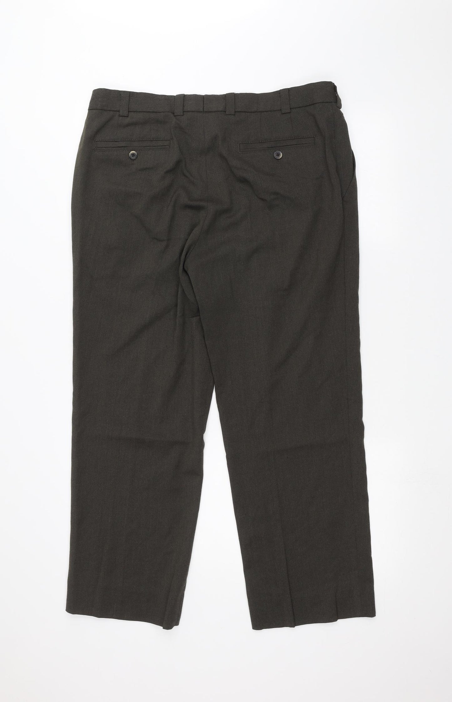 Meyer Mens Brown   Trousers  Size 36 in L30 in