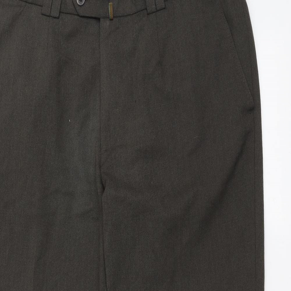 Meyer Mens Brown   Trousers  Size 36 in L30 in