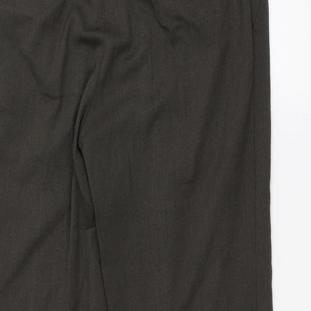 Meyer Mens Brown   Trousers  Size 36 in L30 in
