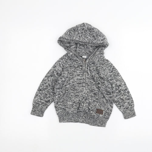 Gap Boys White   Full Zip Hoodie Size 2 Years