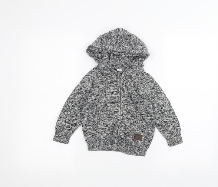 Gap Boys White   Full Zip Hoodie Size 2 Years