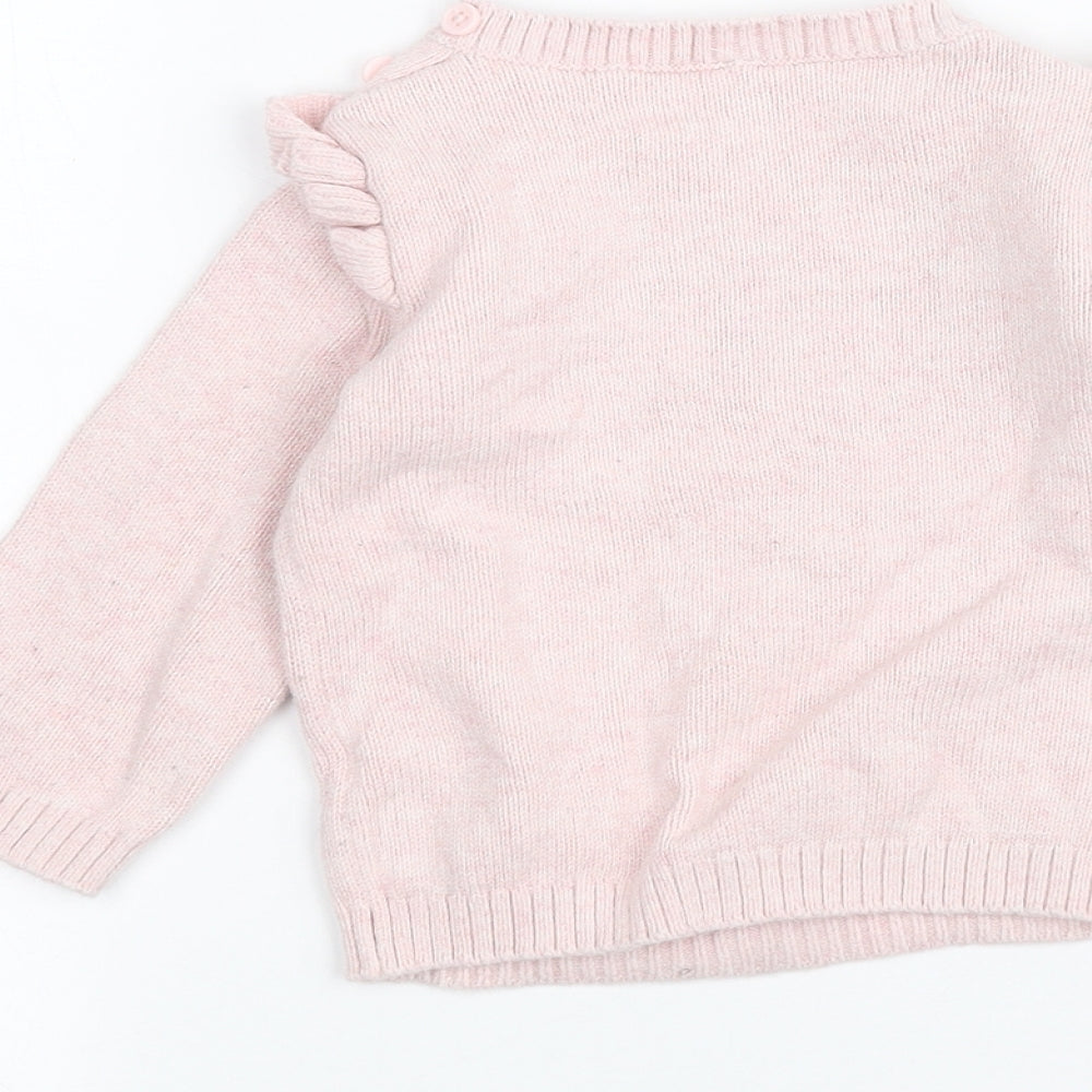 TU Baby Pink   Pullover Jumper Size 9-12 Months