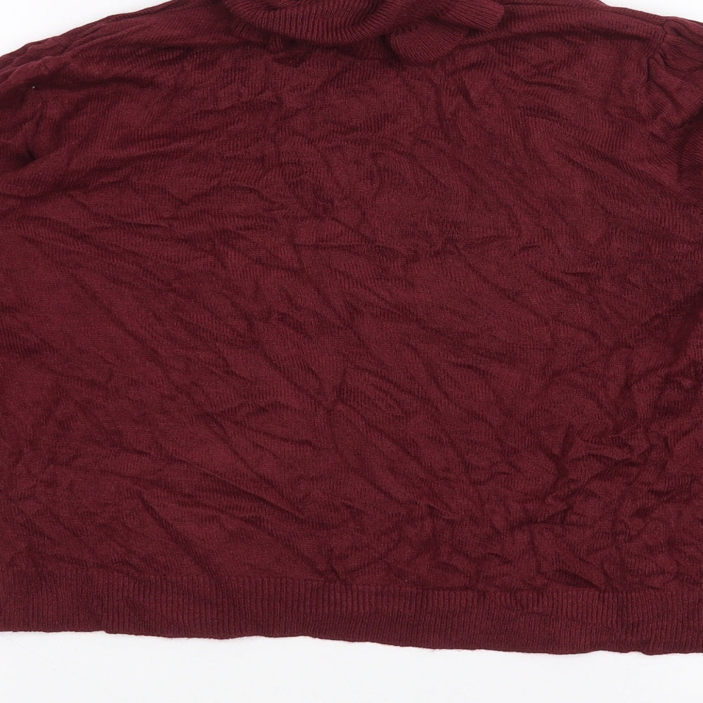 H&M Womens Red   Basic T-Shirt Size S