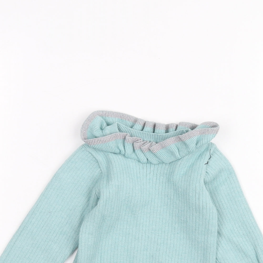 Matalan Girls Green   Basic T-Shirt Size 2-3 Years