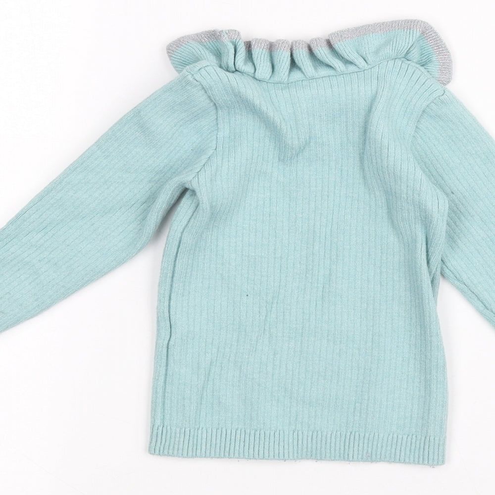 Matalan Girls Green   Basic T-Shirt Size 2-3 Years