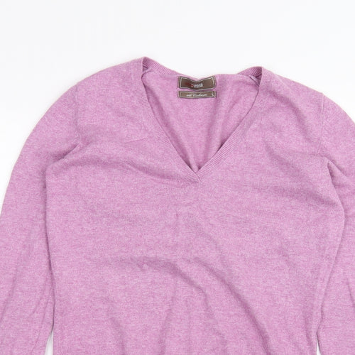 Marks and Spencer Womens Purple   Basic T-Shirt Size 10