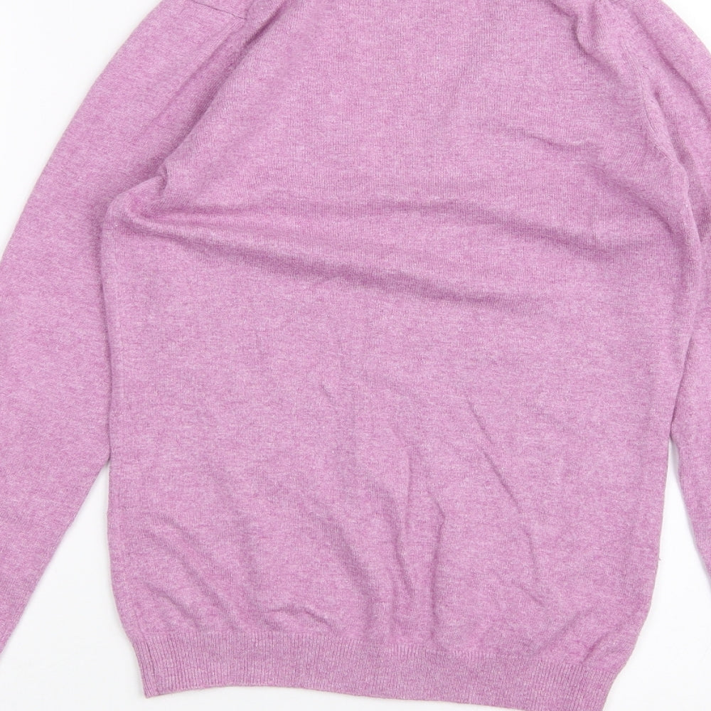 Marks and Spencer Womens Purple   Basic T-Shirt Size 10