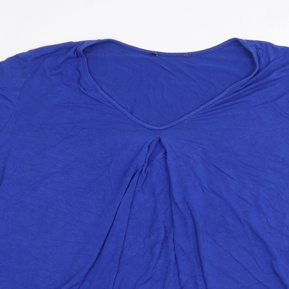 Dorothy Perkins Womens Blue   Basic T-Shirt Size 24
