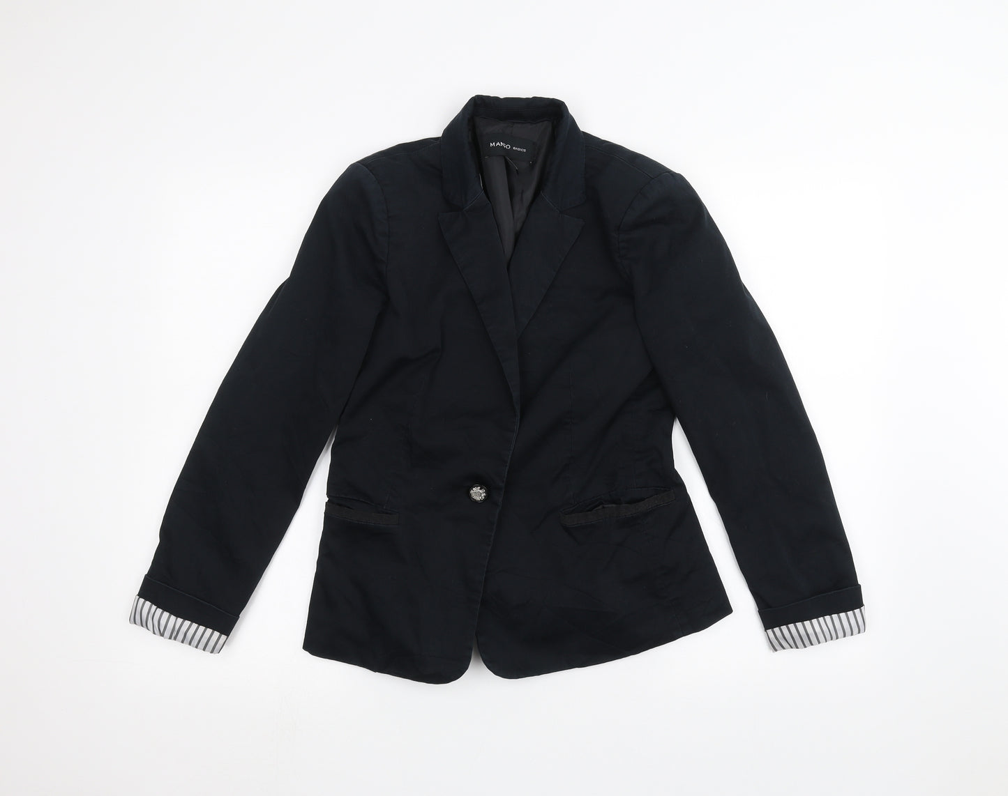 Mango Womens Blue   Jacket  Size 8