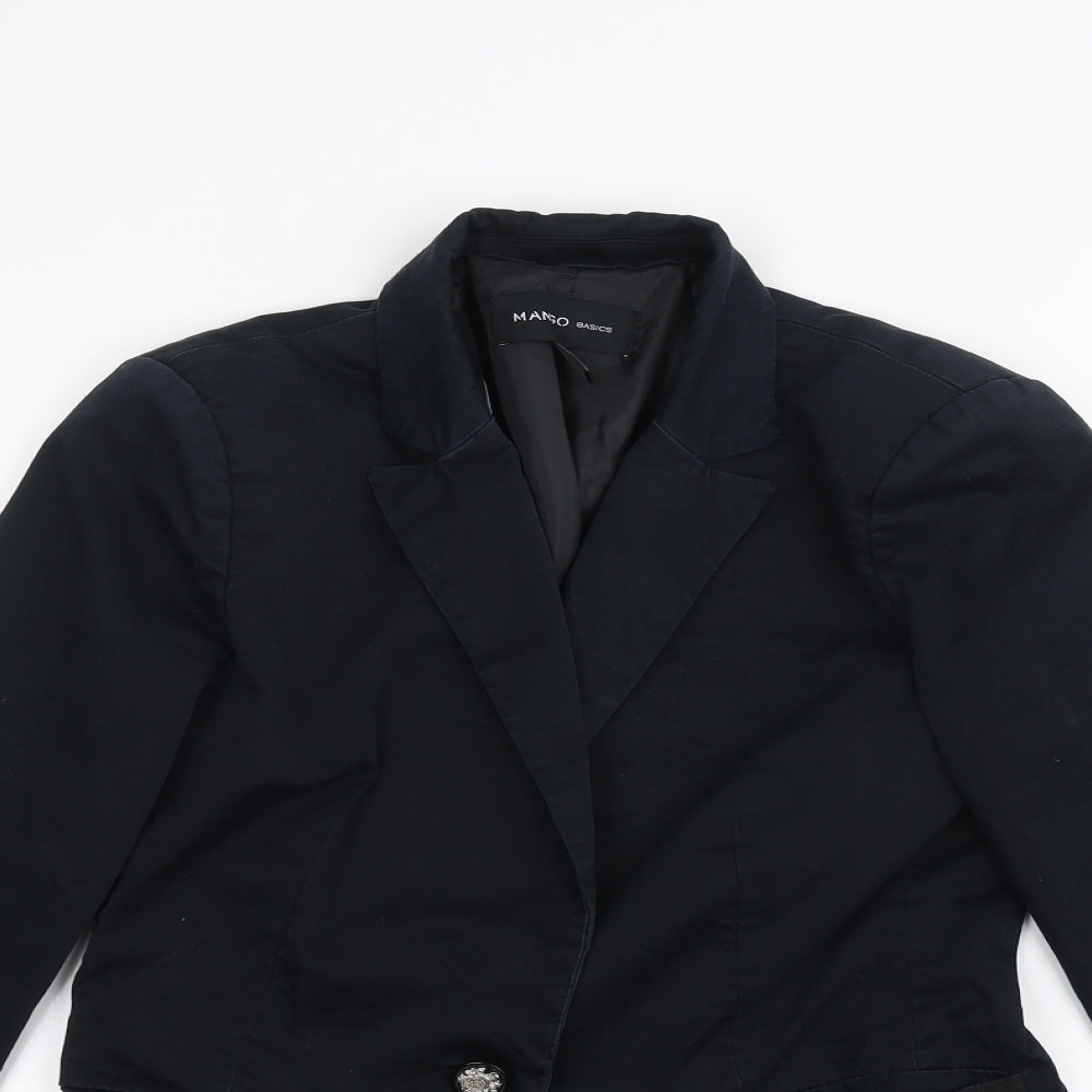 Mango Womens Blue   Jacket  Size 8