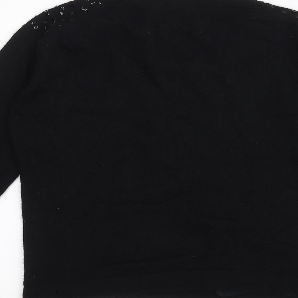 frambears Womens Black   Pullover Jumper Size 10