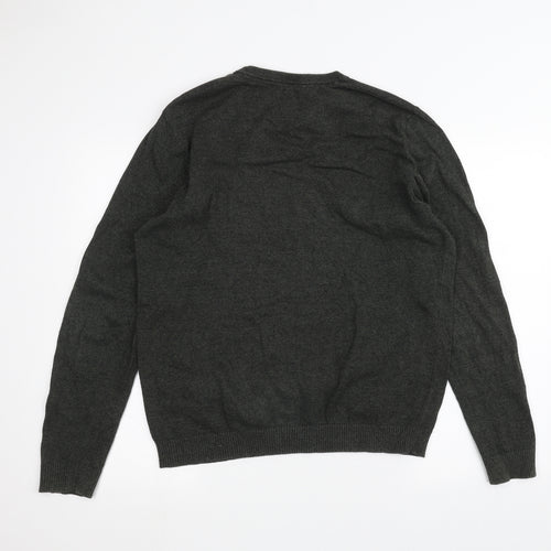 JACK & JONES Mens Green   Pullover Jumper Size L