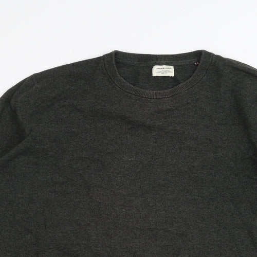 JACK & JONES Mens Green   Pullover Jumper Size L