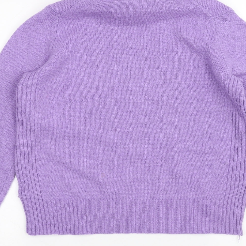 Marks and Spencer Womens Purple   Pullover Jumper Size 10