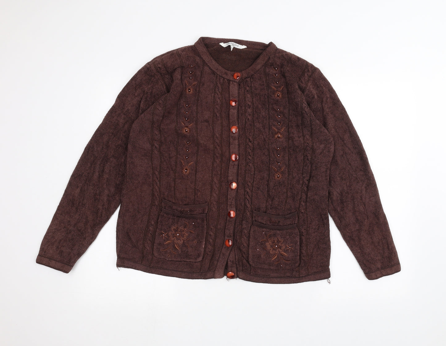 elizabeth scott Womens Brown   Jacket  Size L
