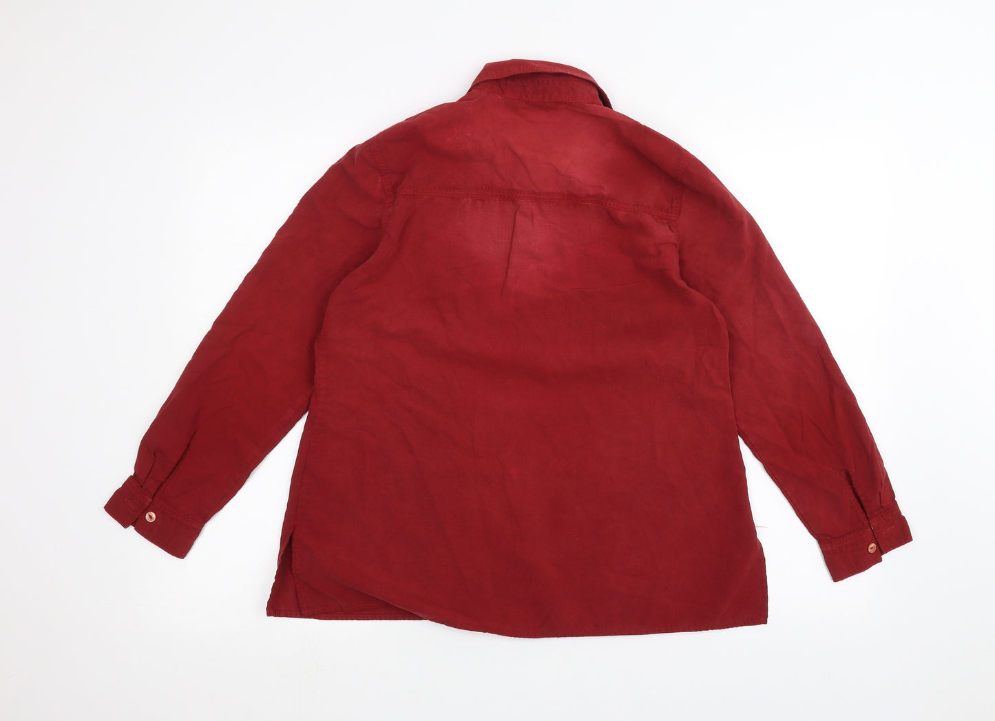 BHS Womens Red   Basic Button-Up Size 14