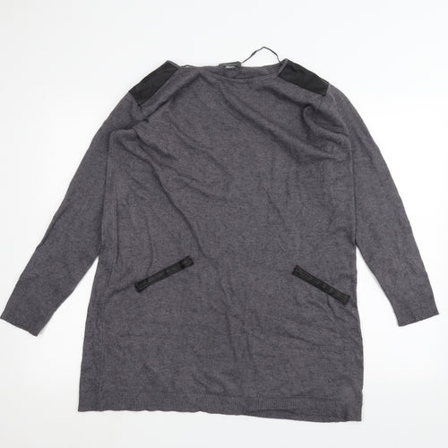 Primark Womens Grey   Pullover Jumper Size 16