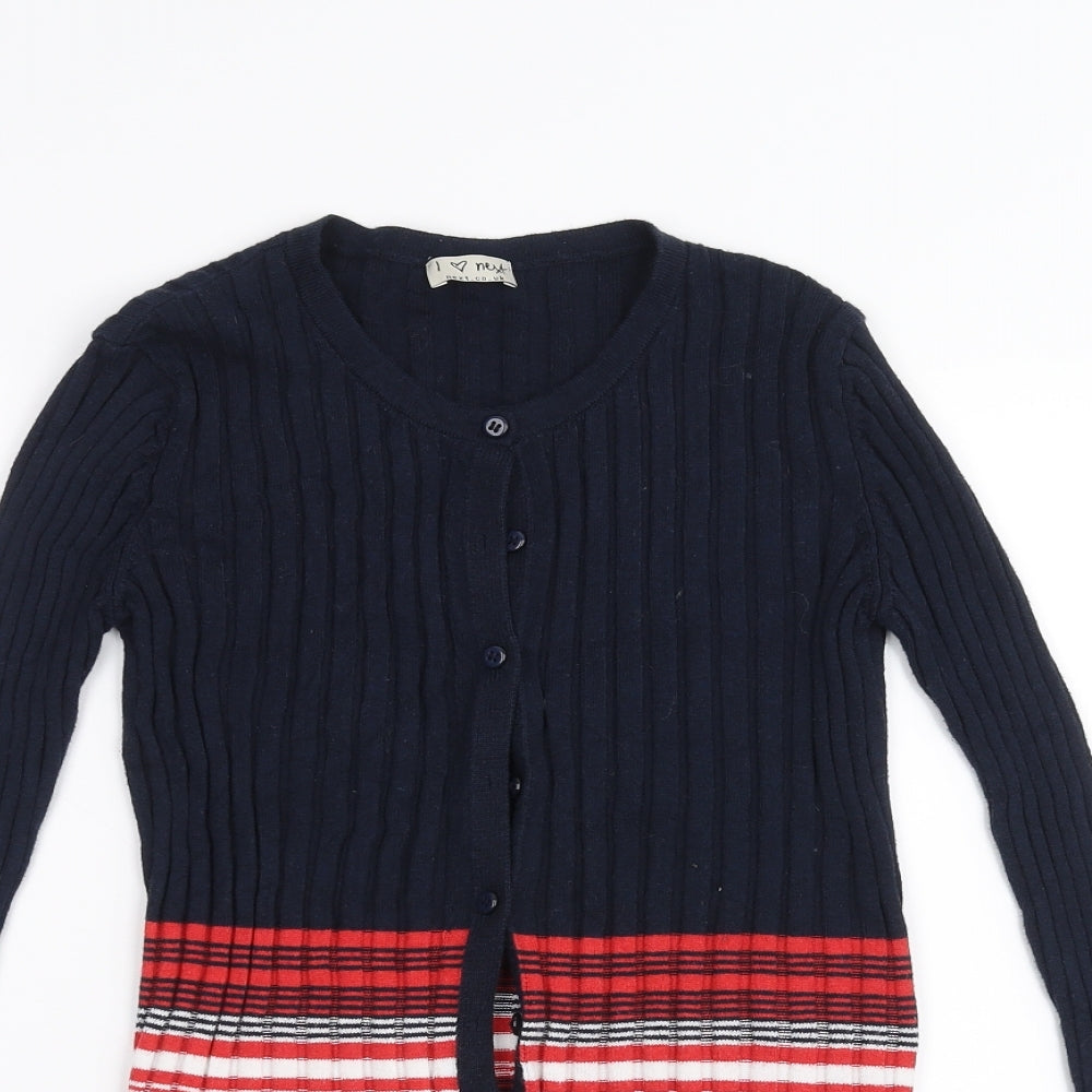 NEXT Girls Blue   Cardigan Jumper Size 10 Years