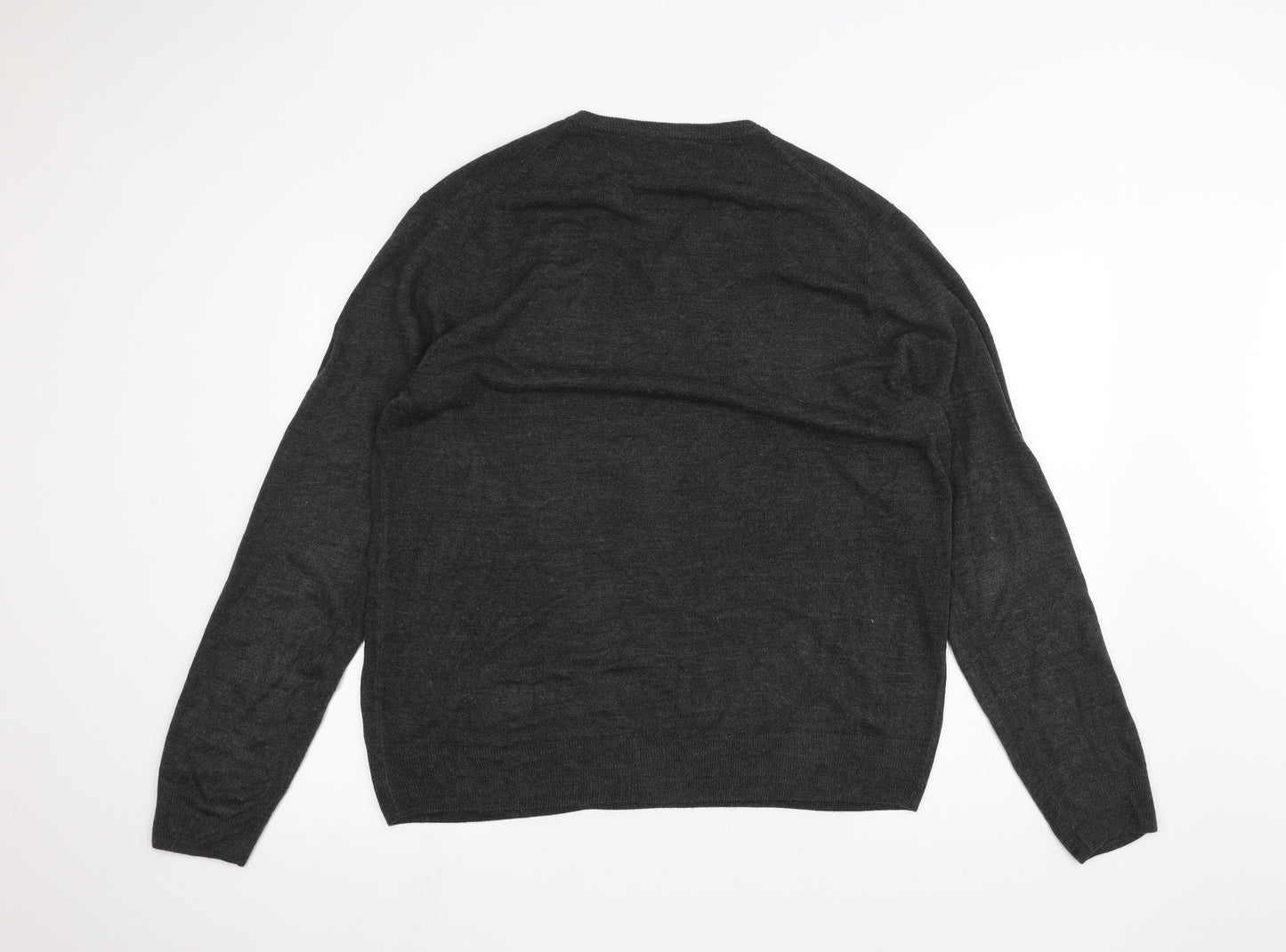 F&F Mens Black   Pullover Jumper Size XL
