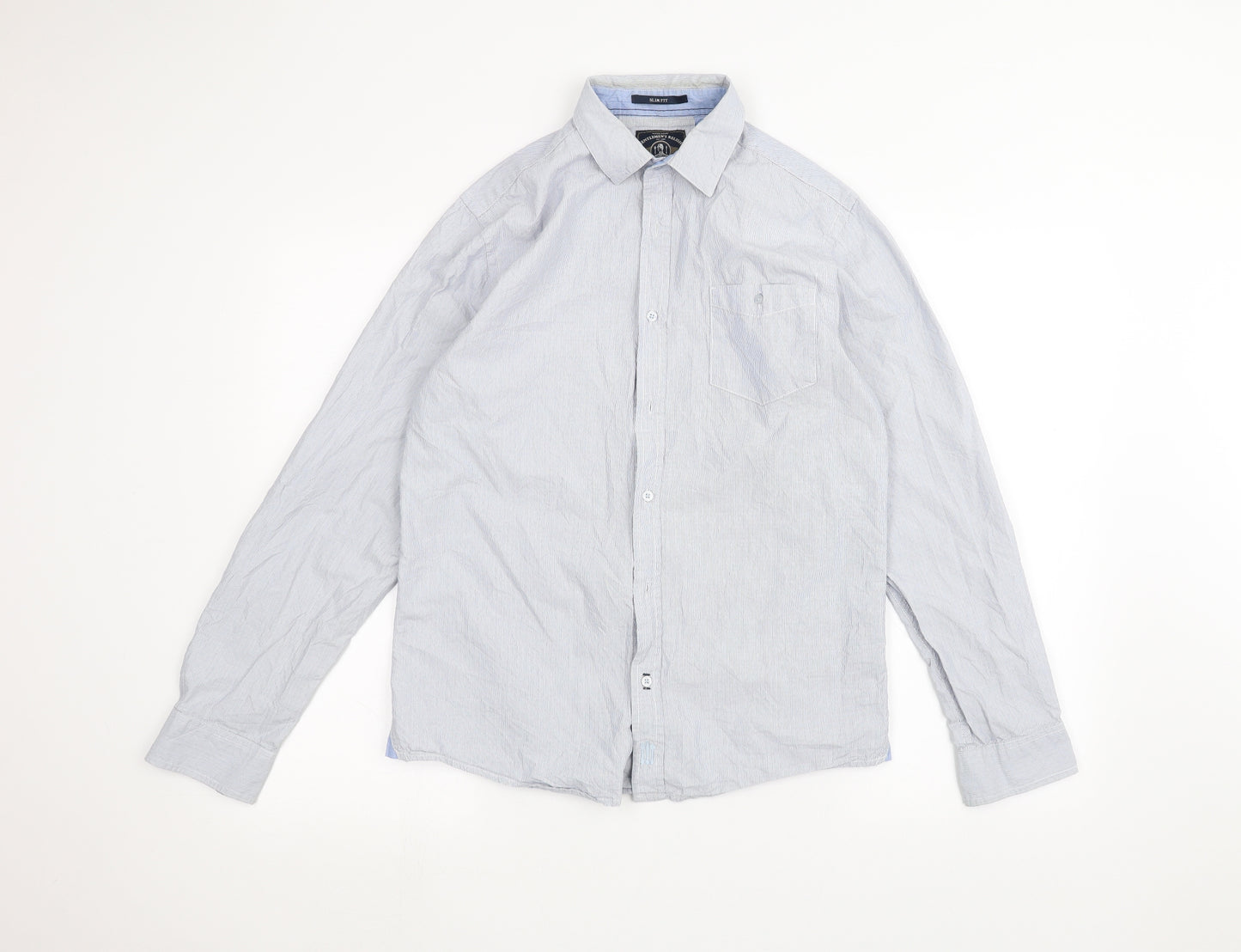 White Stuff Mens Blue    Dress Shirt Size S