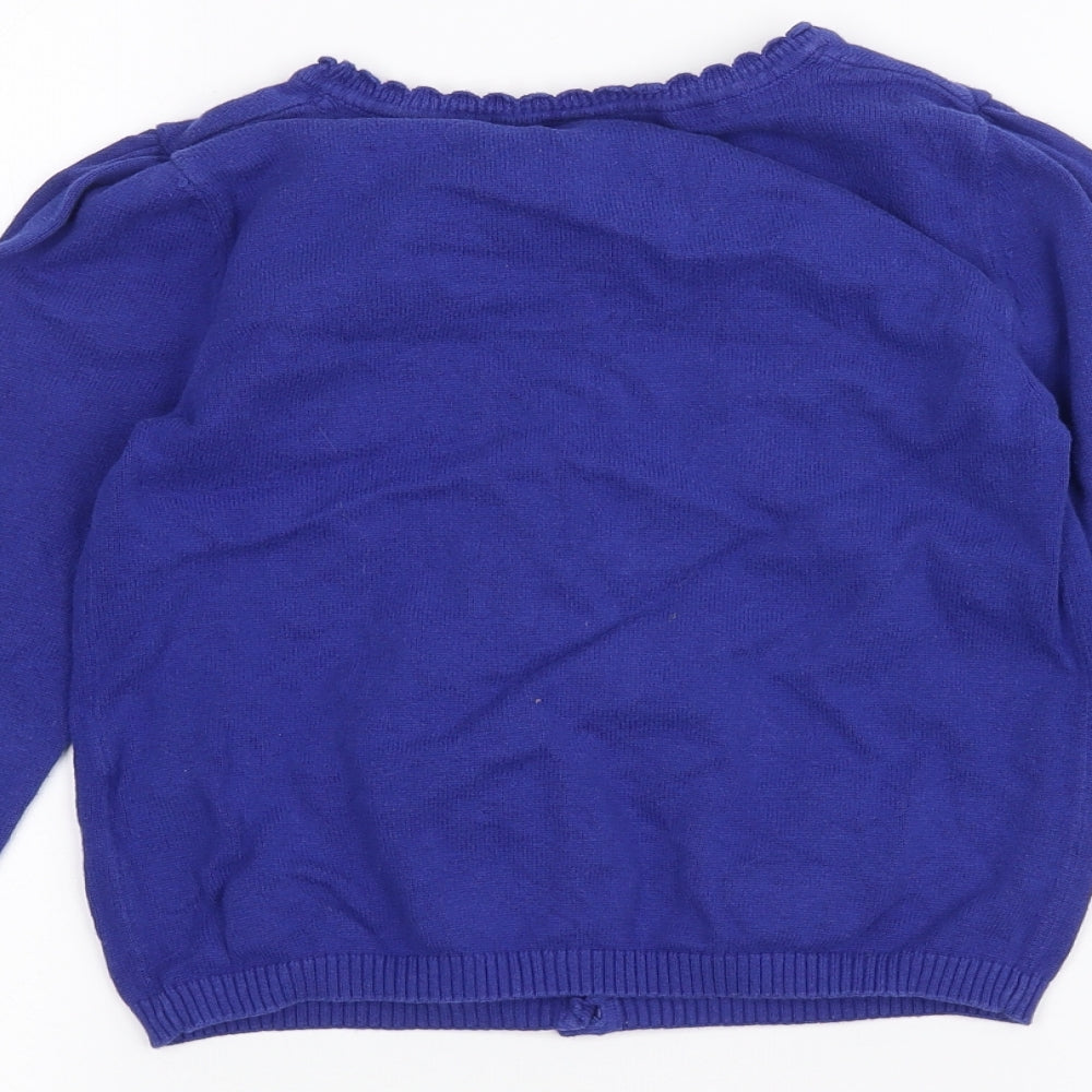 TU Boys Blue   Cardigan Jumper Size 7 Years