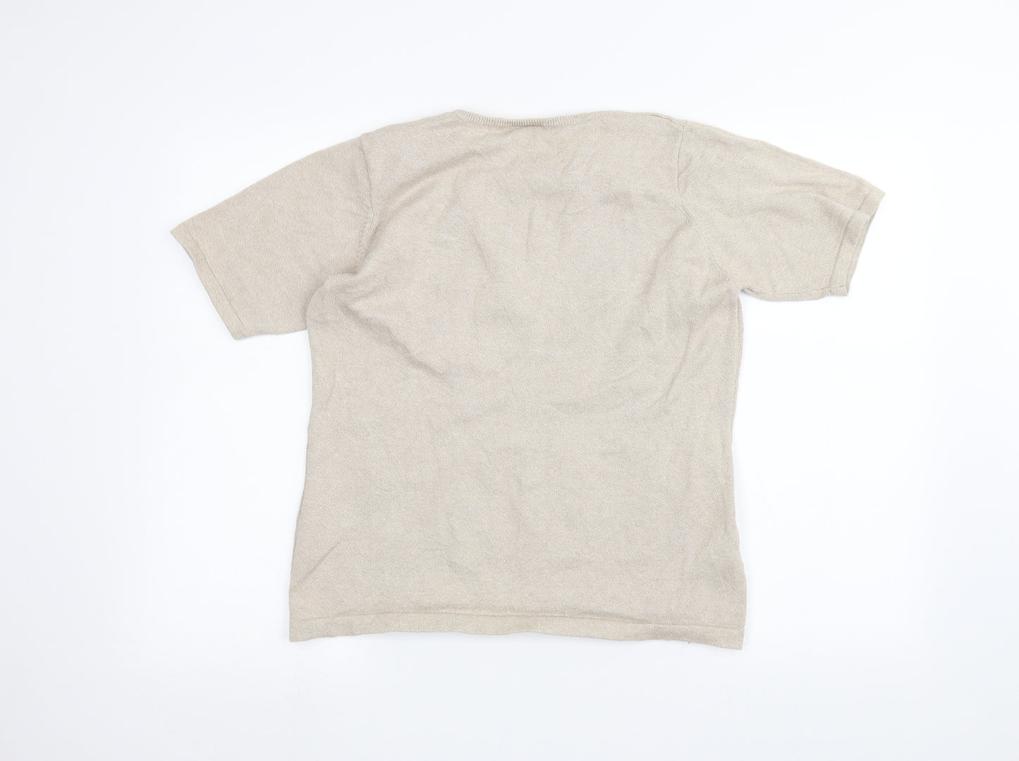 isabelle Womens Beige   Basic T-Shirt Size M