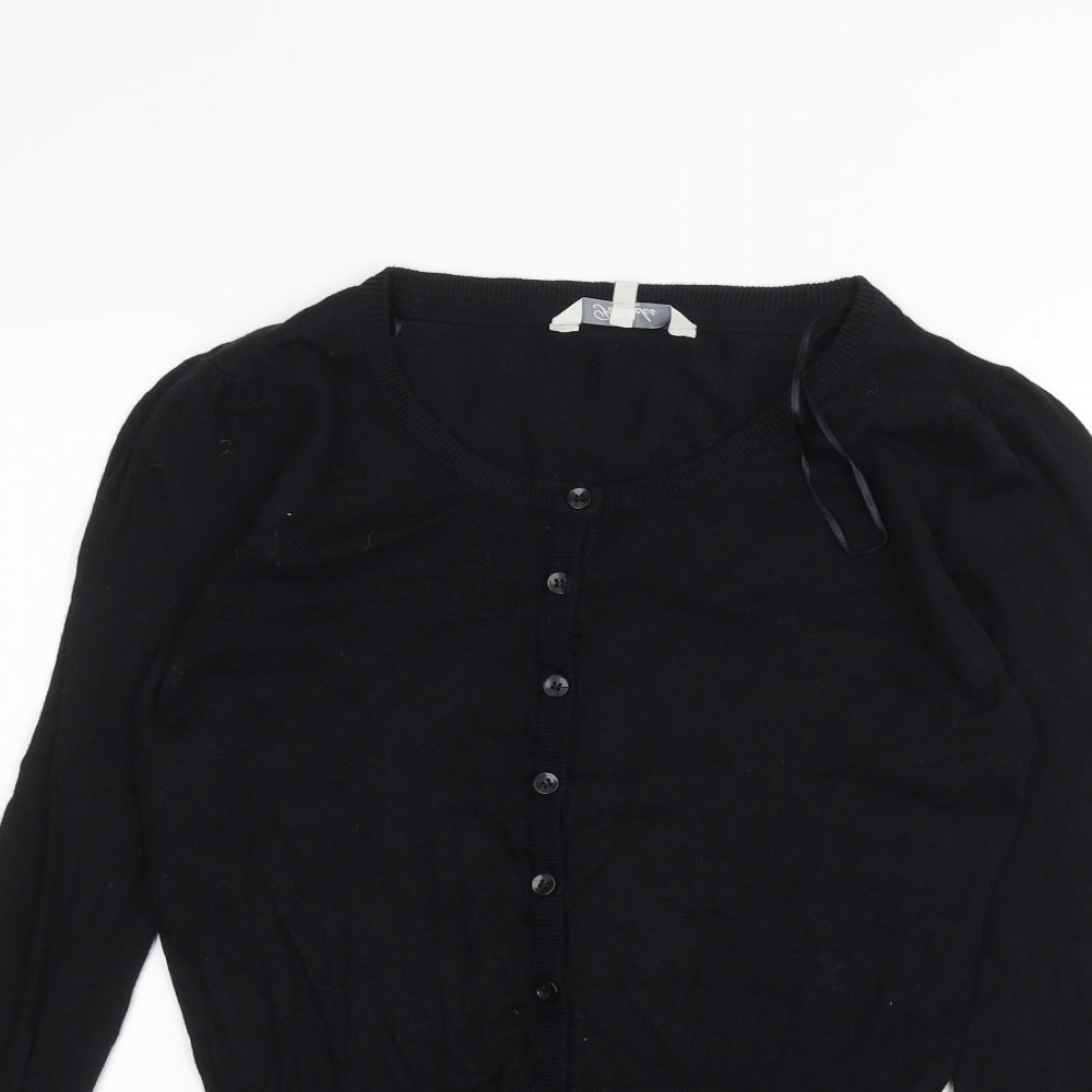 Peacocks Womens Black   Cardigan Jumper Size 12