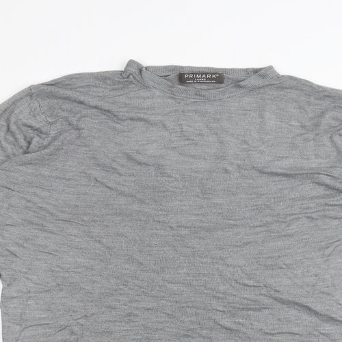 Primark Mens Grey    T-Shirt Size L
