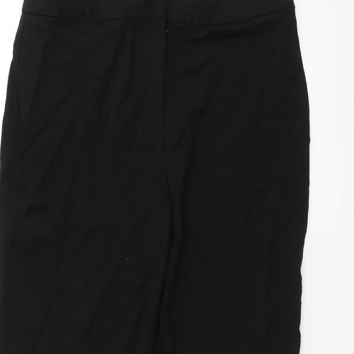 Papaya Womens Black   Trousers  Size 14 L25 in