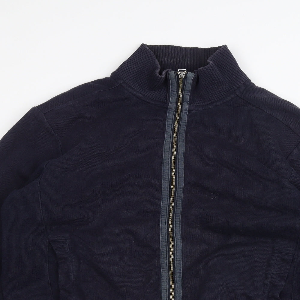 Marks and Spencer Mens Blue   Full Zip Jumper Size M