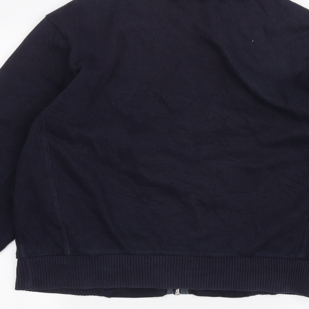 Marks and Spencer Mens Blue   Full Zip Jumper Size M