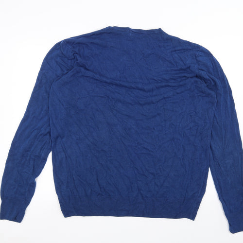 F&F Mens Blue   Pullover Jumper Size 2XL