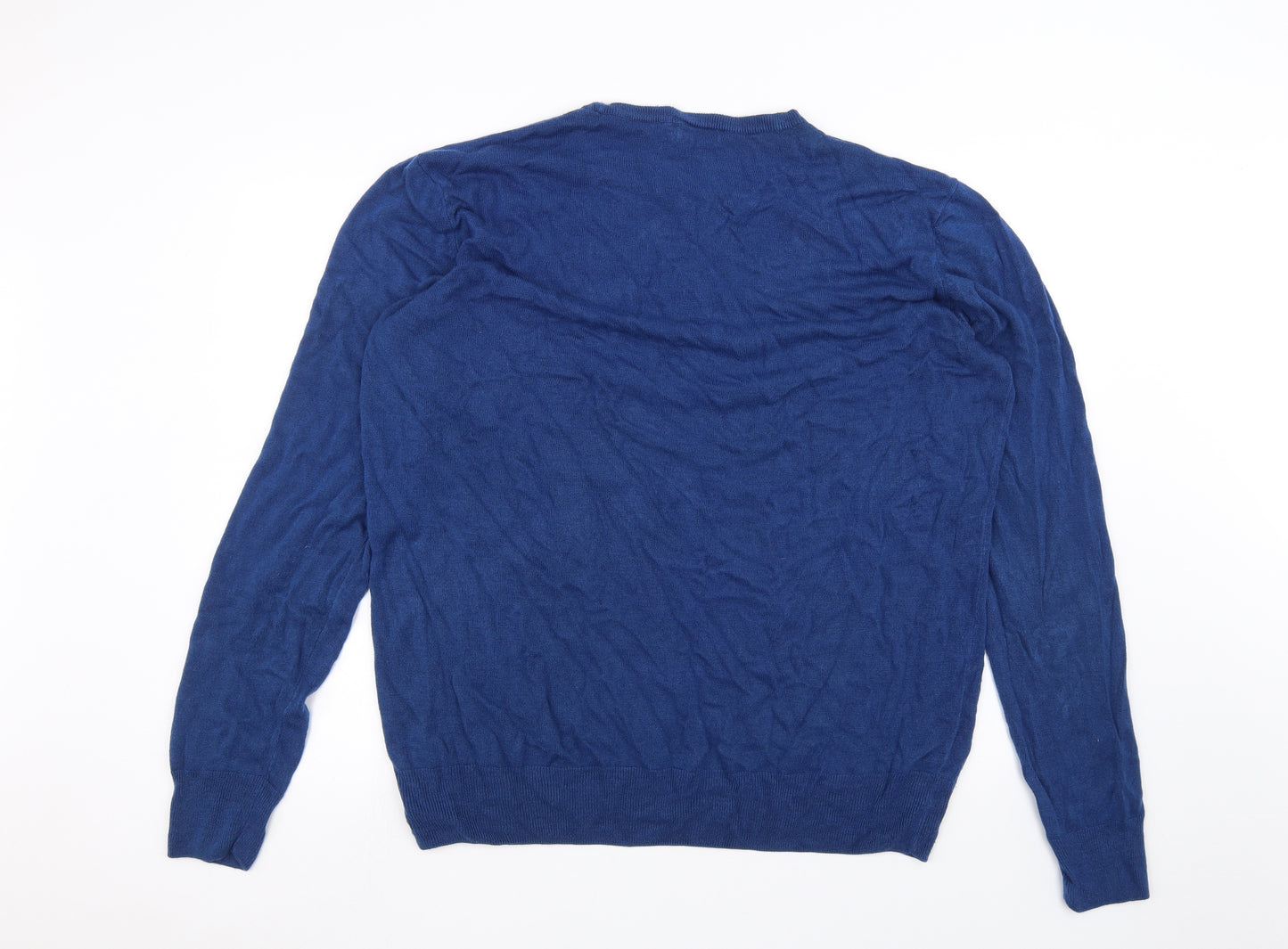 F&F Mens Blue   Pullover Jumper Size 2XL