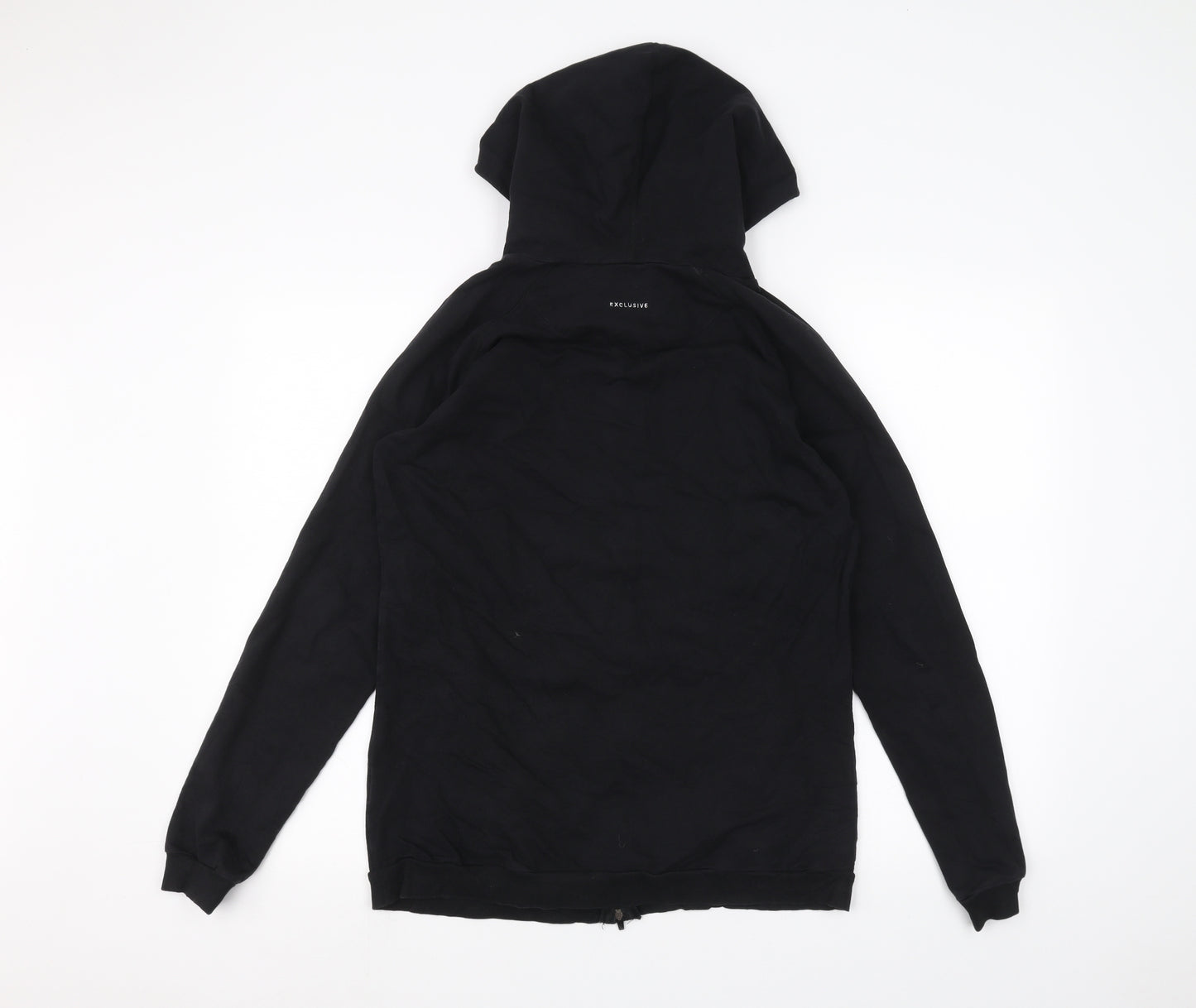 Exclusive Mens Black   Full Zip Hoodie Size M